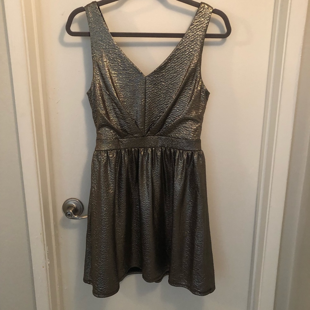 Metallic dress
